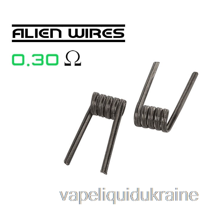 Vape Ukraine Wotofo Comp Wire - Prebuilt Coils 0.3ohm ALIEN - Pack of 10